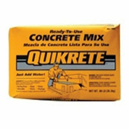 QUIKRETE Quikrete Concrete Mix, Gray/Gray Brown, Granular, 25 kg Bag 110125